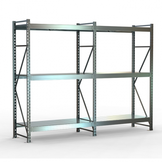 Стеллаж среднегрузовой оцинкованный SGR-V-Zn 1283-2,0-DS